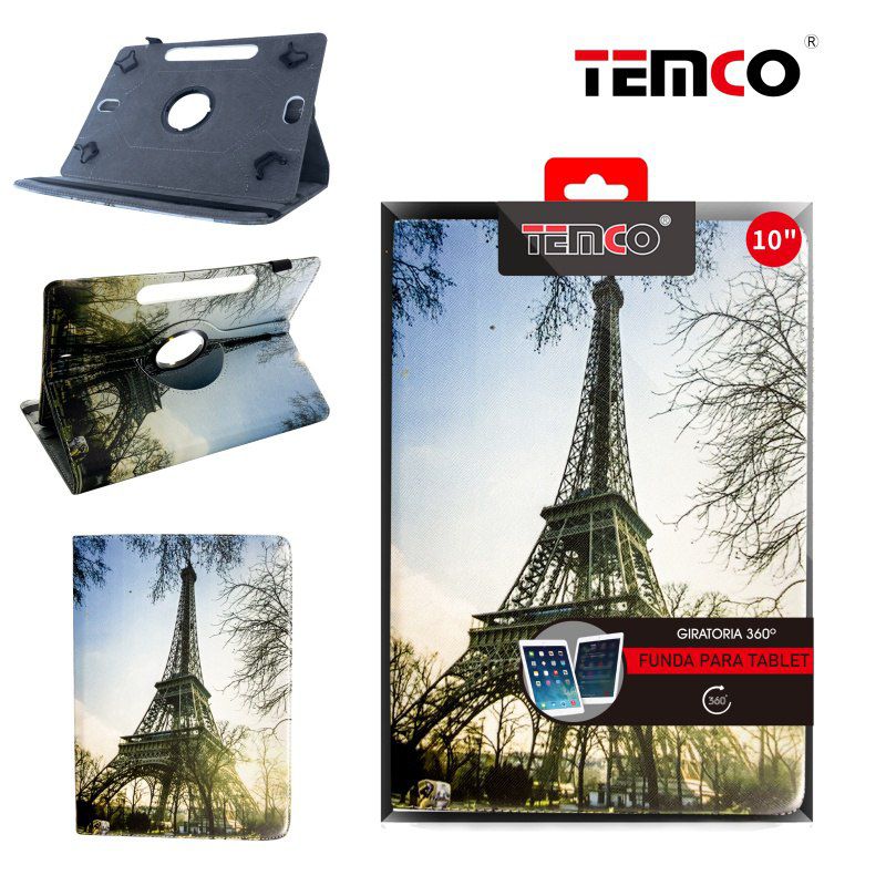 Funda Tablet Universal 10" Tree Eiffel Tower
