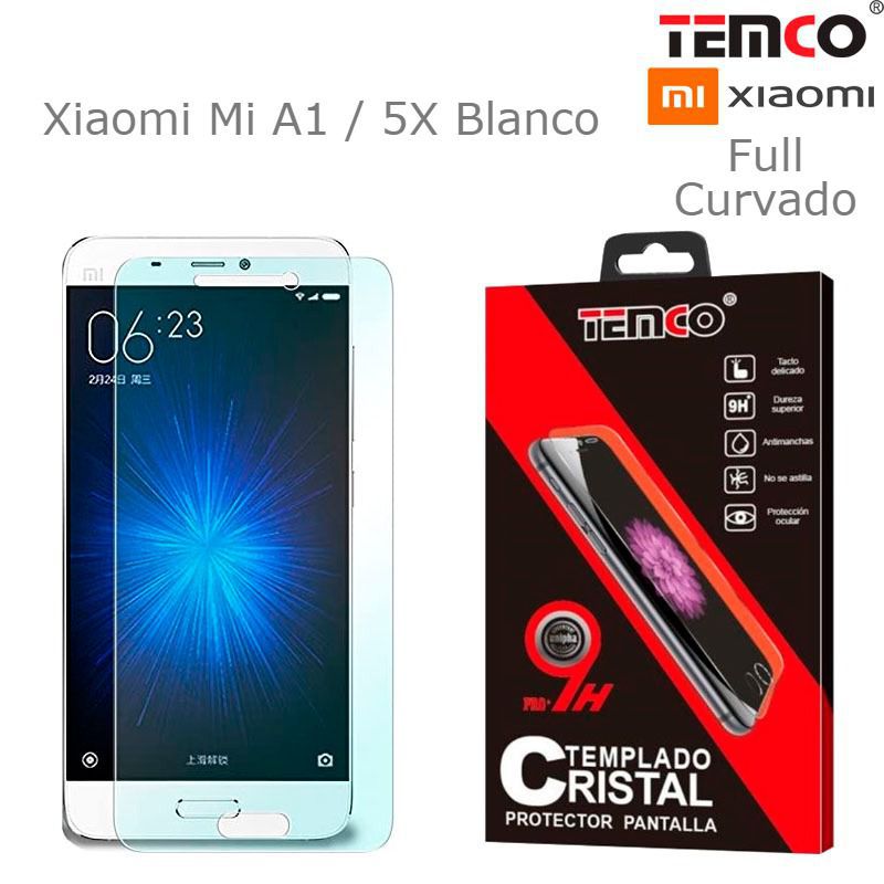 Cristal Full 3D Xiaomi Mi A1 / 5X Blanco