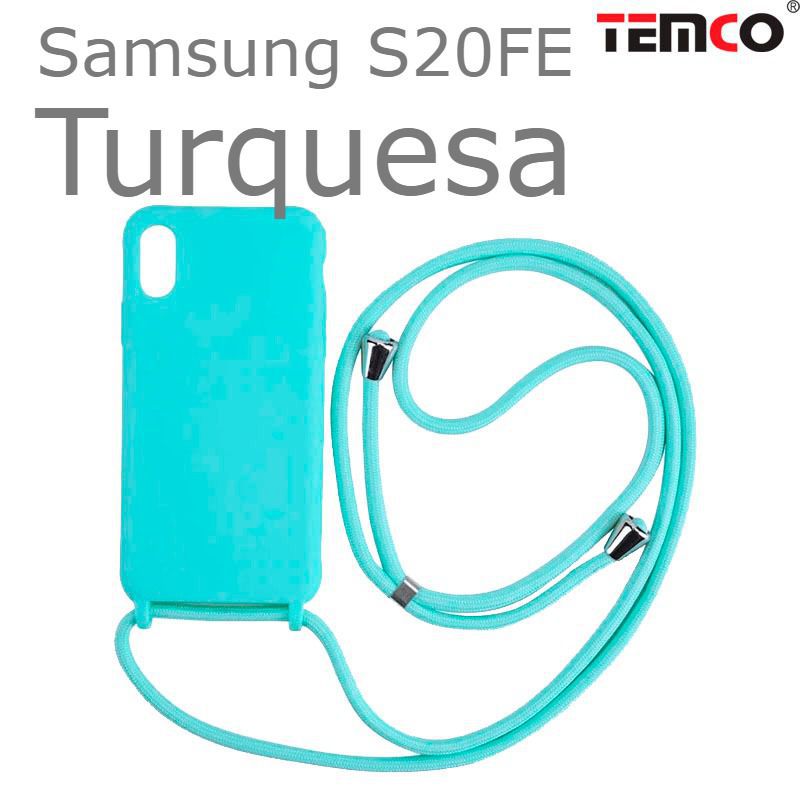 Funda Colgante Samsung S20FE Turquesa