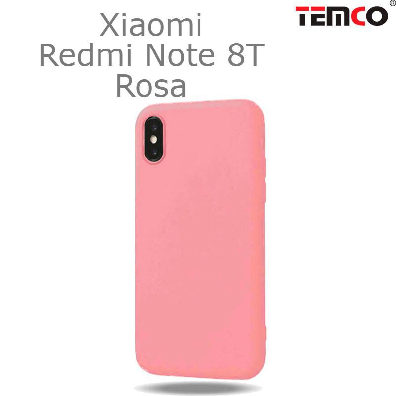 Funda Silicona Xiaomi Redmi Note 8T Rosa