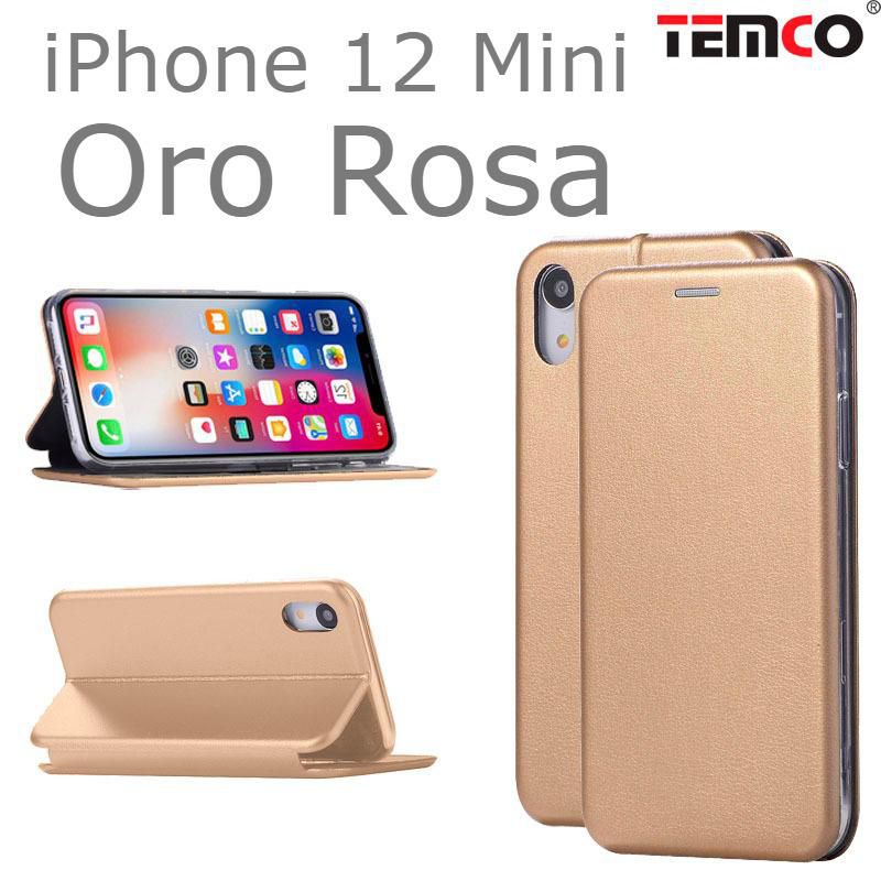 Funda Concha iPhone 12 Mini Oro Rosa