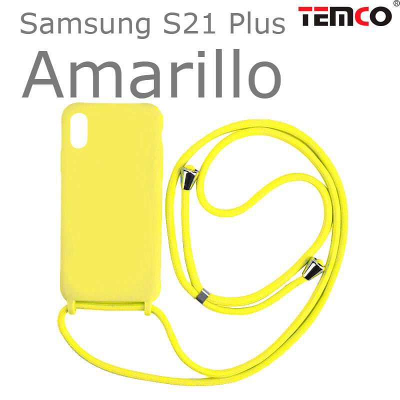 Funda Colgante Samsung S21 Plus Amarillo