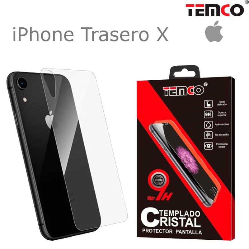 Cristal iPhone Trasero X