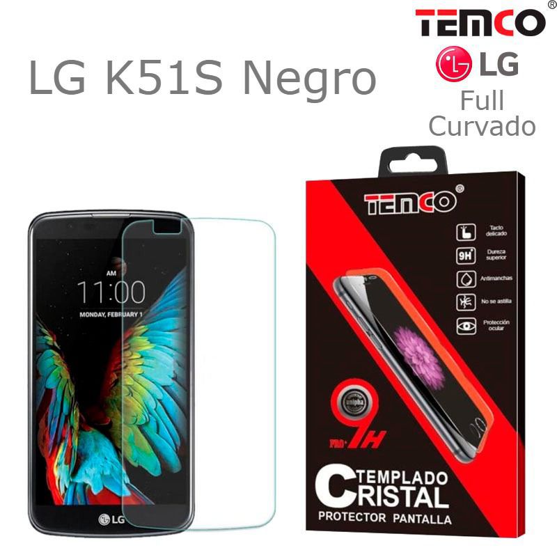 Cristal Full 3D LG K51S Negro