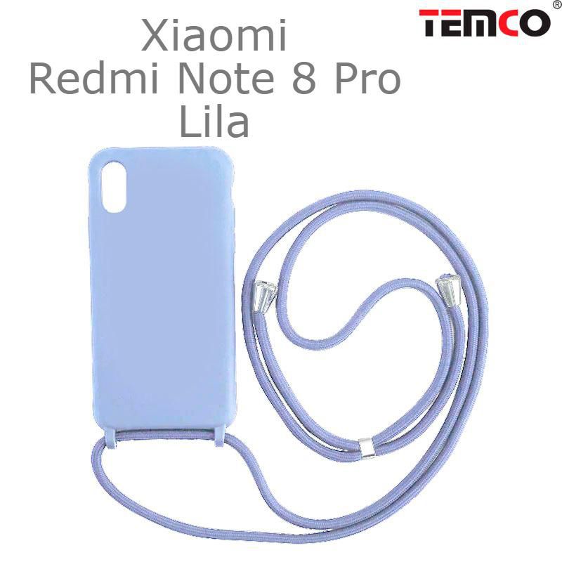 Funda Colgante Xiaomi Redmi Note 8 Pro Lila
