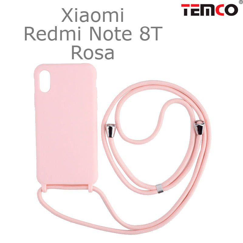 Funda Colgante Xiaomi Redmi Note 8T Rosa