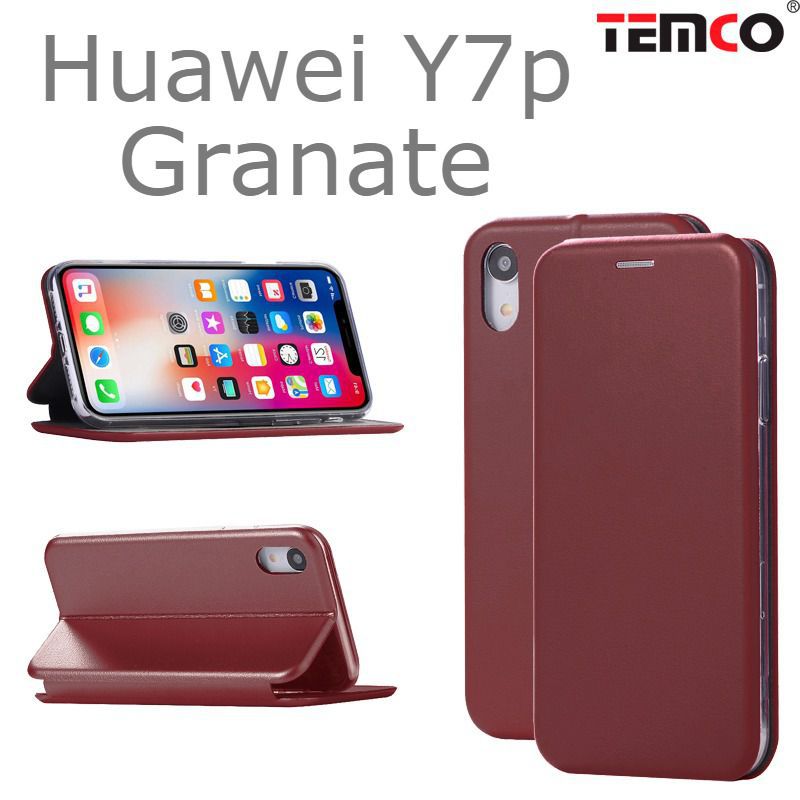 Funda Concha Huawei Y7p Granate