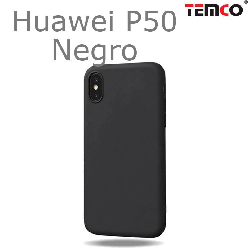 Funda Silicona Huawei P50 Negro