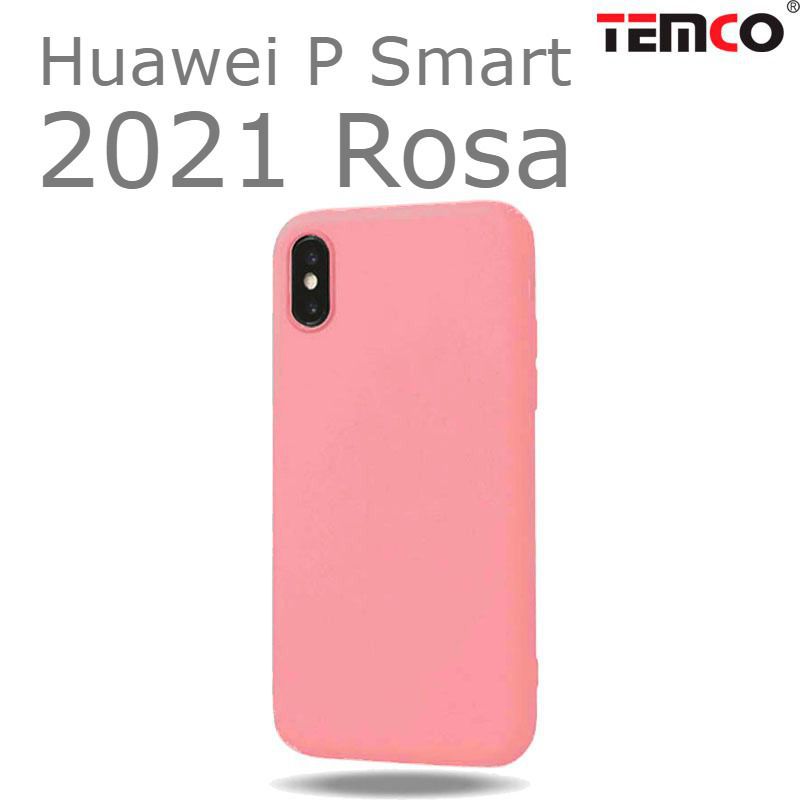 Funda Silicona Huawei P Smart 2021 Rosa