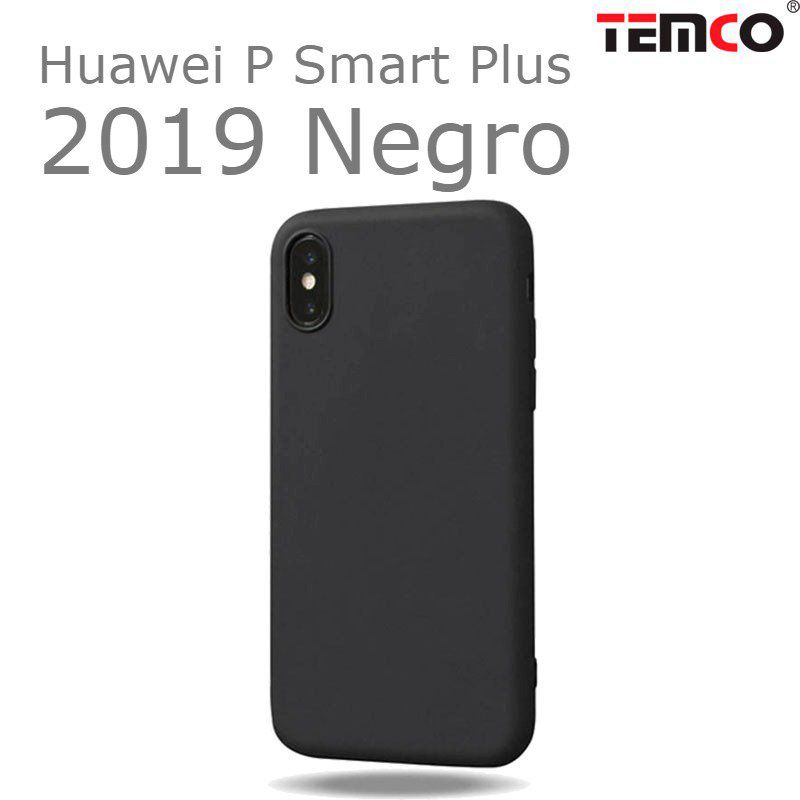 Funda Silicona Huawei P Smart Plus 2019 Negro
