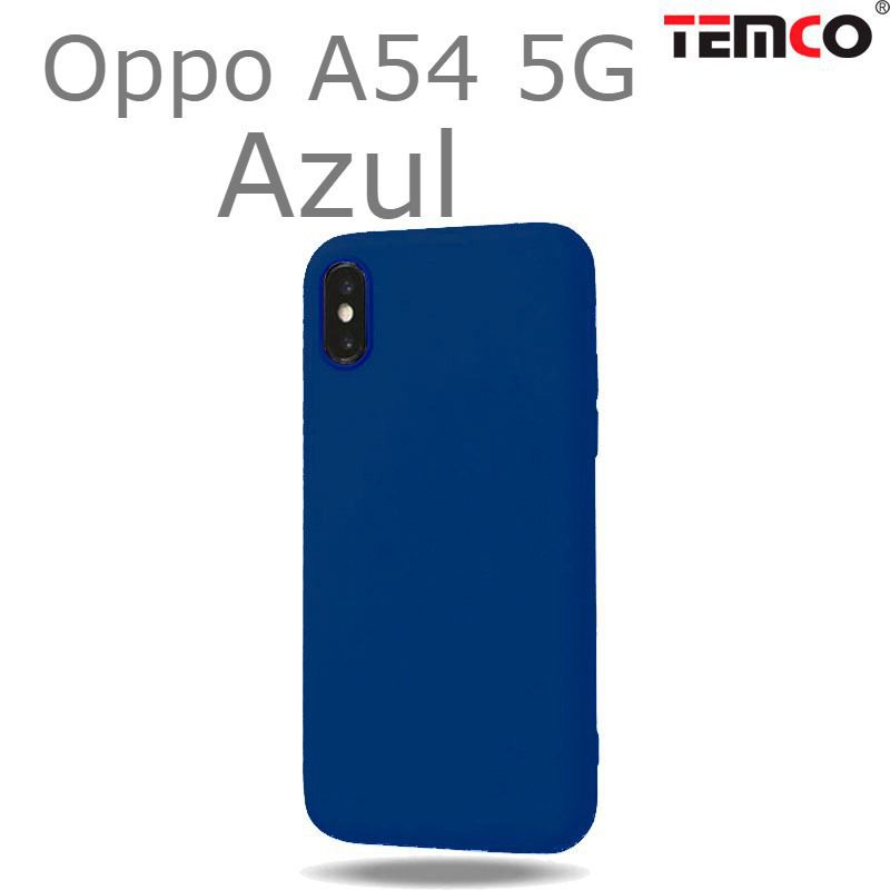 Funda Silicona Oppo A54 5G Azul
