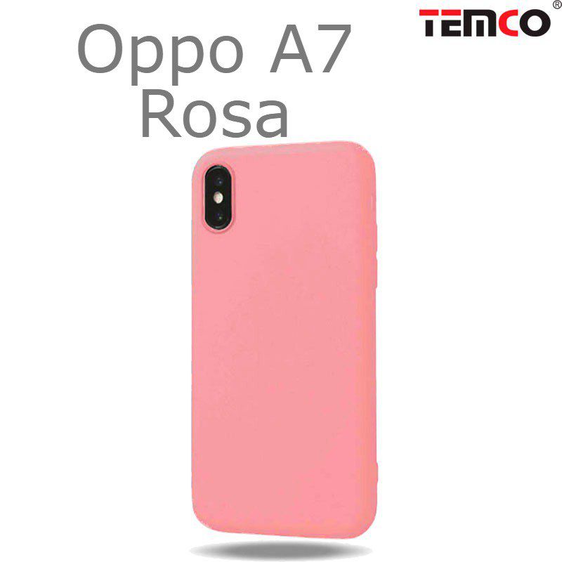 Funda Silicona Oppo A7 Rosa