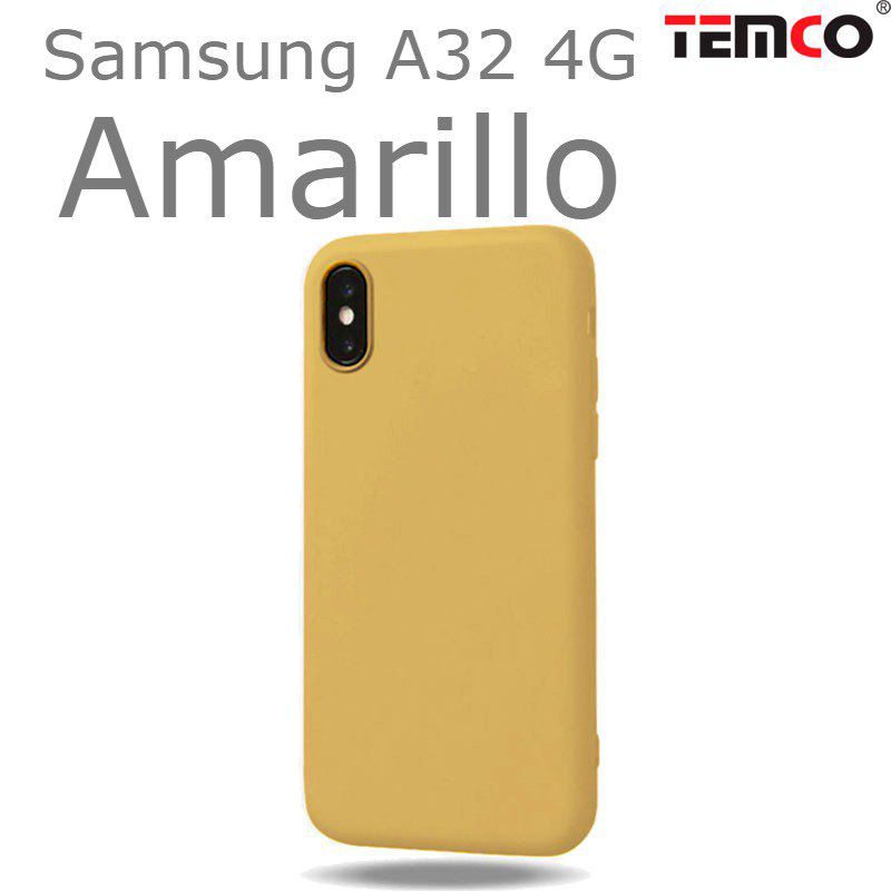 Funda Silicona Samsung A32 4G Amarillo
