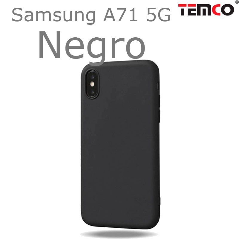 Funda Silicona Samsung A71 5G Negro