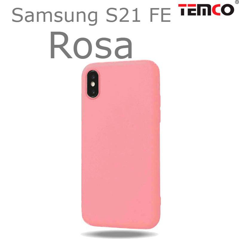 Funda Silicona Samsung S21 FE Rosa