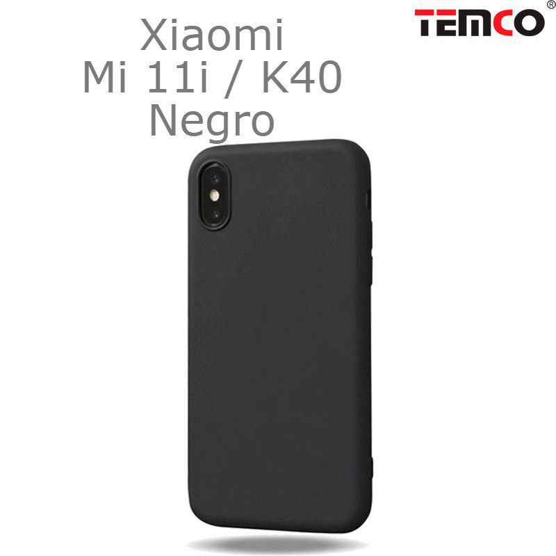 Funda Silicona Xiaomi Mi 11i / K40 Negro