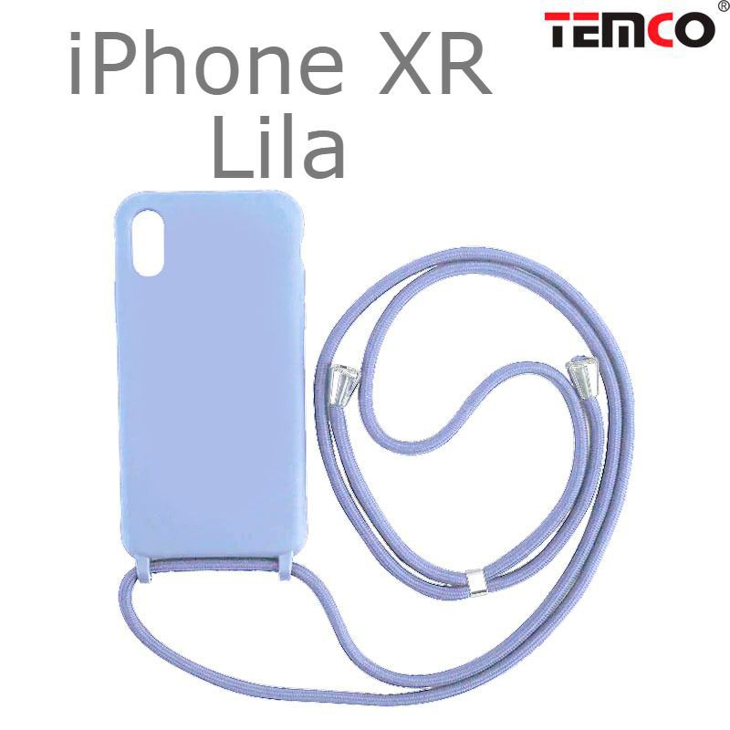 Carcasa Silicona iPhone XR Lila