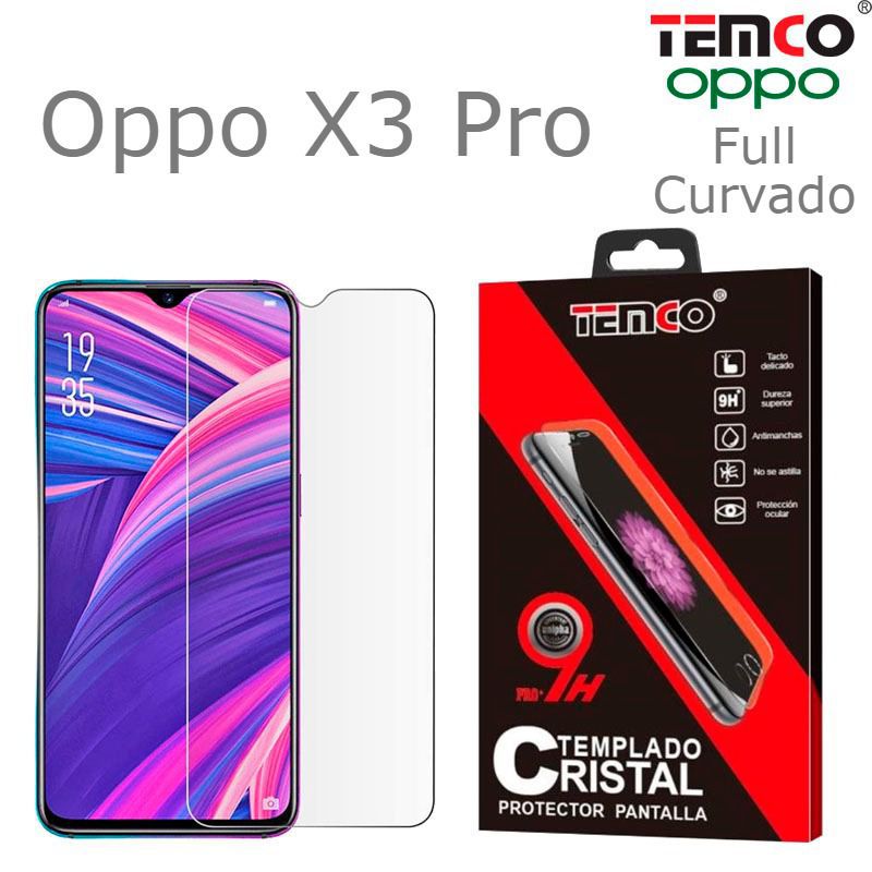 Cristal Full Curvado Oppo X3 Pro