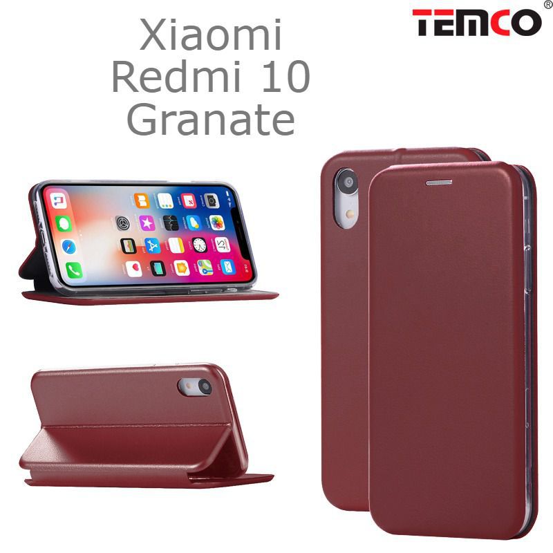 Funda Concha Xiaomi Redmi 10 Granate