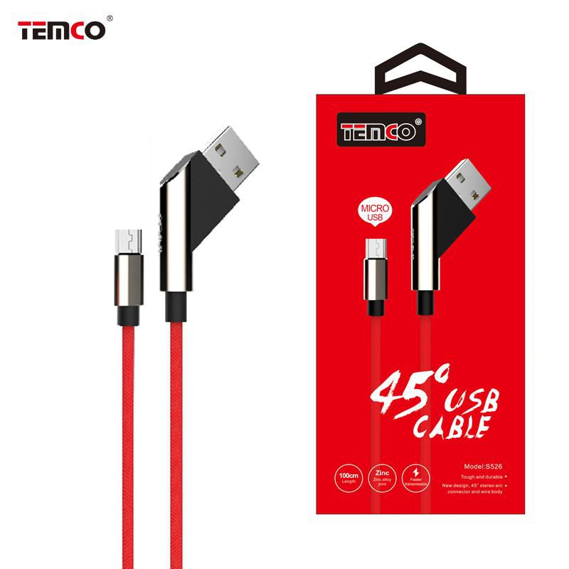 Cable 45º Micro USB